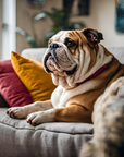 Bulldog Cushion Cover – Your New Couch Co-Commander!