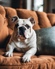 Bulldog Cushion Cover – Your New Couch Co-Commander!