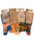 Orange Lover 4 Bamboo Sock Set