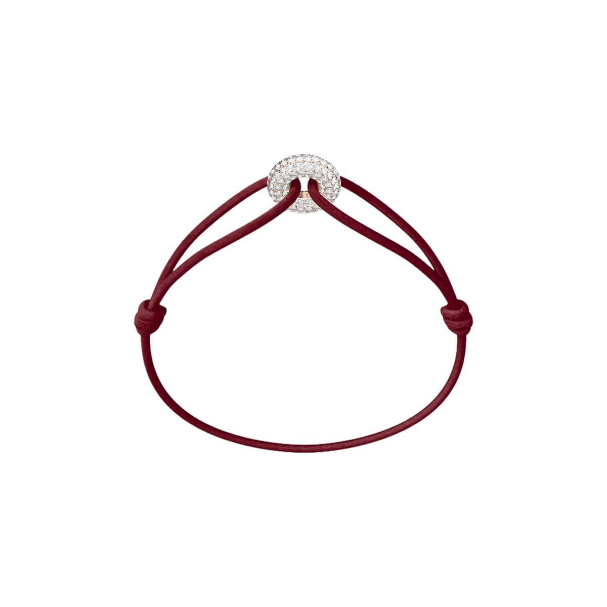 Mini Rose Soho Pavé Cord Bracelet