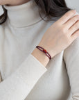 Red Soho Cord Bracelet