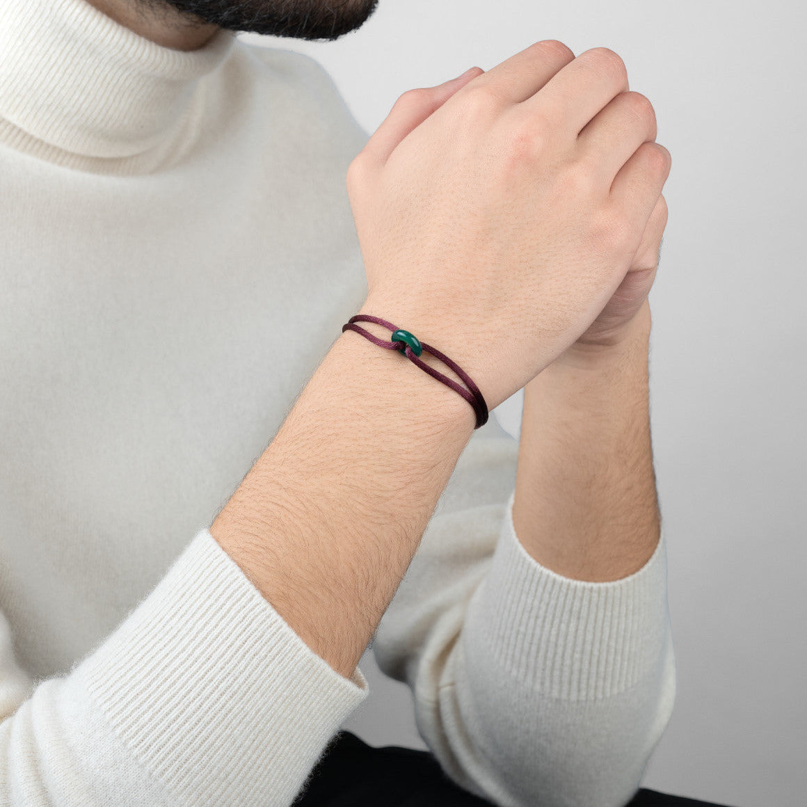 Green Soho Cord Bracelet