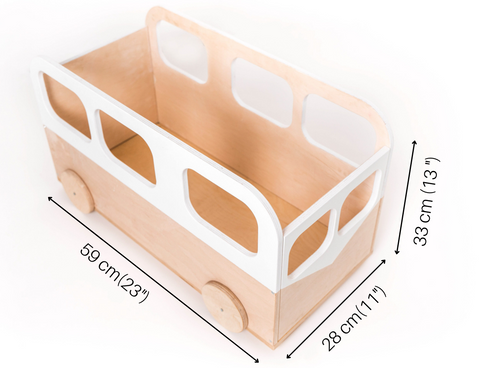 Mobile Wooden Toy Storage Box – Safe & Spacious for Kids by Ewart Woods at www.brixbailey.com