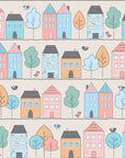 Bustle Toy Town Wallpaper for Children