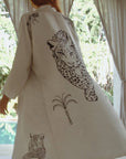 Royal Robe Jaguar Kimono in Sustainable Silk