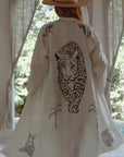 Royal Robe Jaguar Kimono in Sustainable Silk