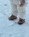 Baby/Kid Virgin Wool Overall - White