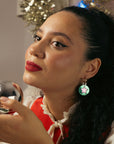 Christmas Baubles Hoop Earrings - Set of 3