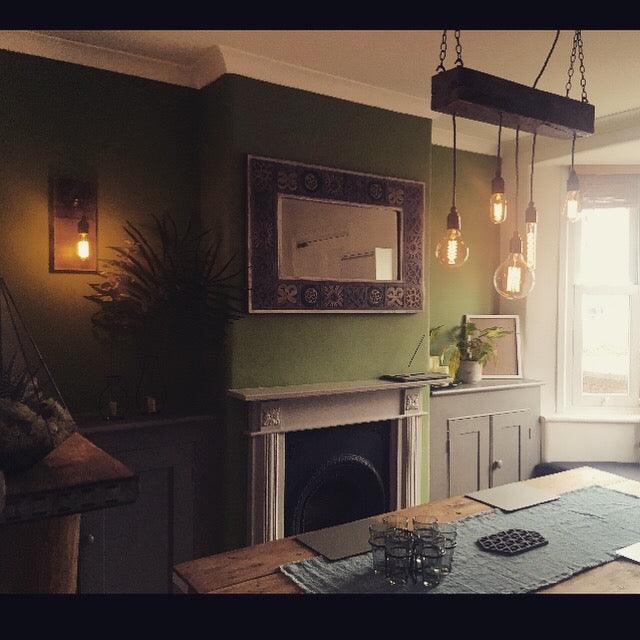 Oak Beam Chandelier | Rustic Kitchen Island &amp; Dining Lighting UK