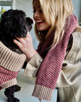Burgundy Merino Lambswool Scarf – Heritage Style with Modern Elegance