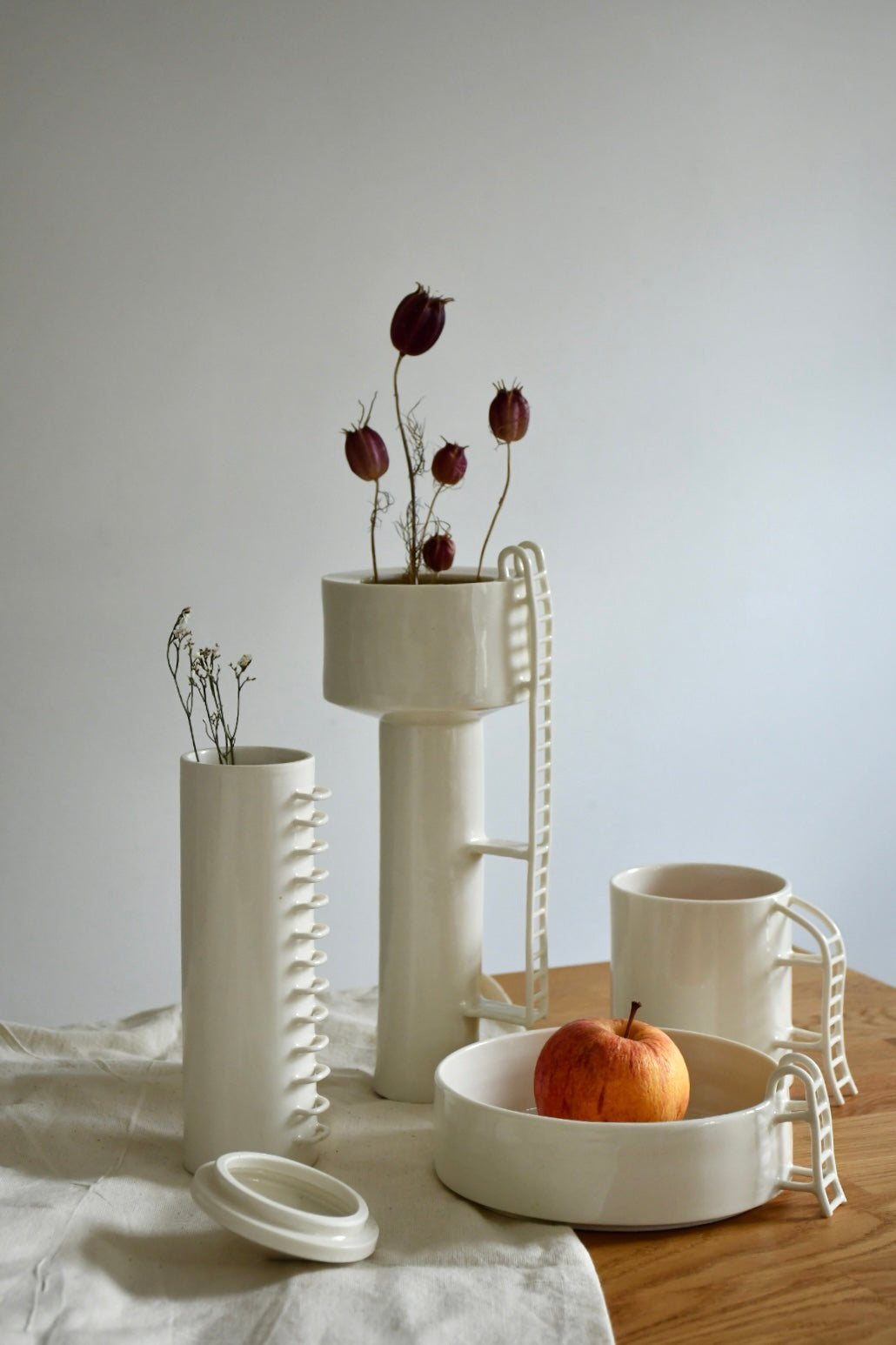 Ladder Porcelain Vase