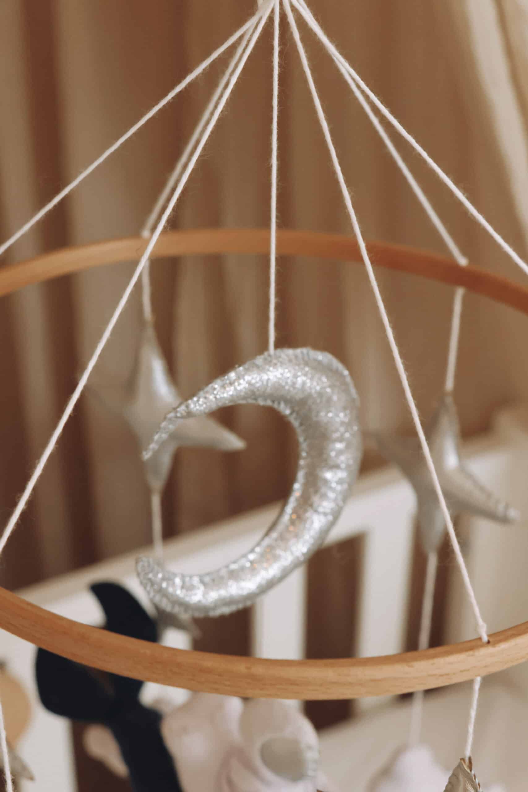 space astronaut baby mobile