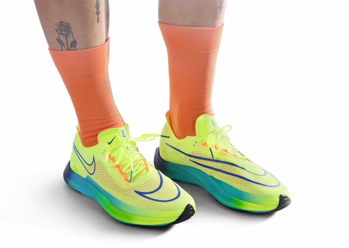 Plain Bamboo Socks - Sunset Tangerine