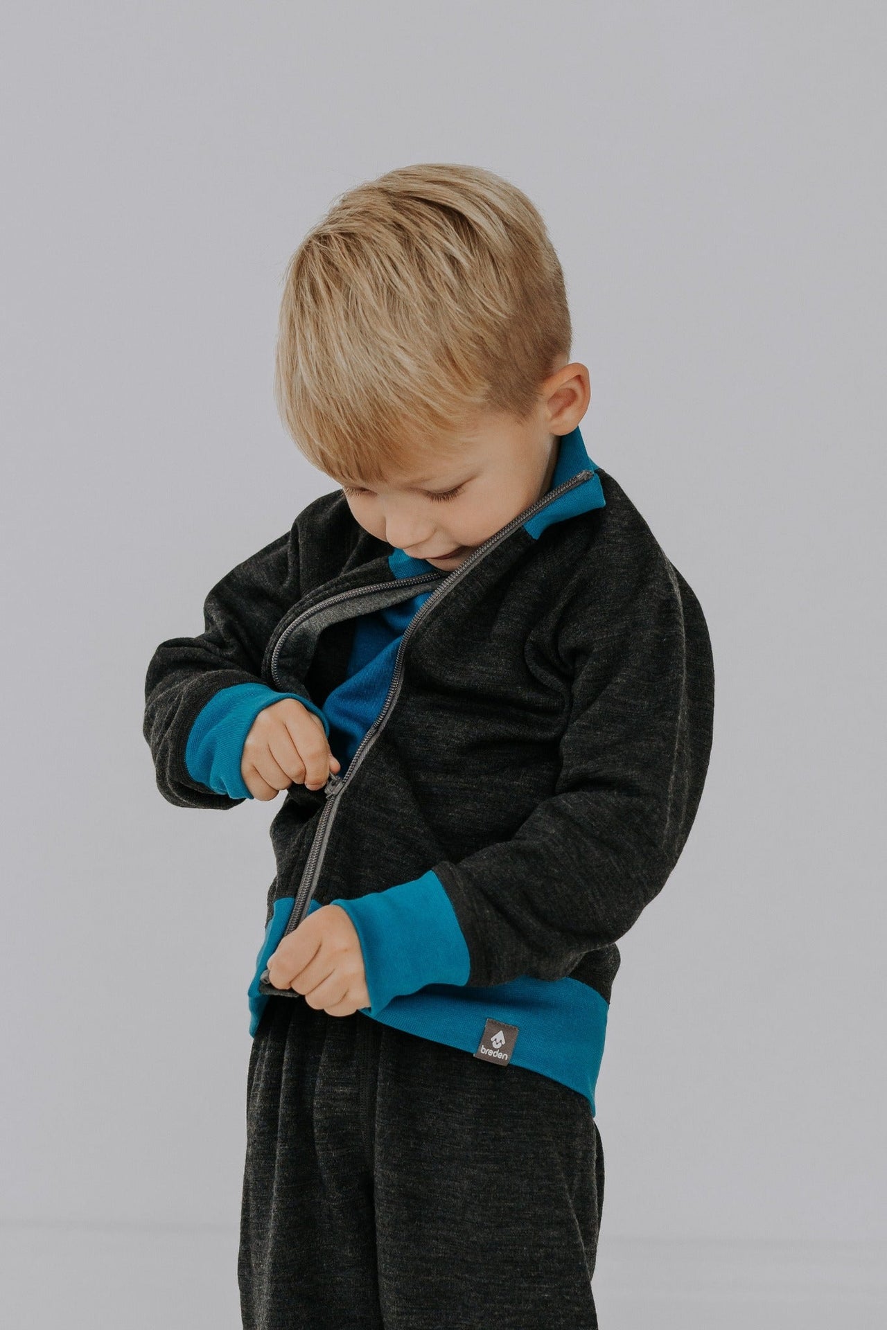 CAMEO Merino Wool Jacket for Kids – Warm & Comfortable Second Layer by Breden at brixbailey.com
