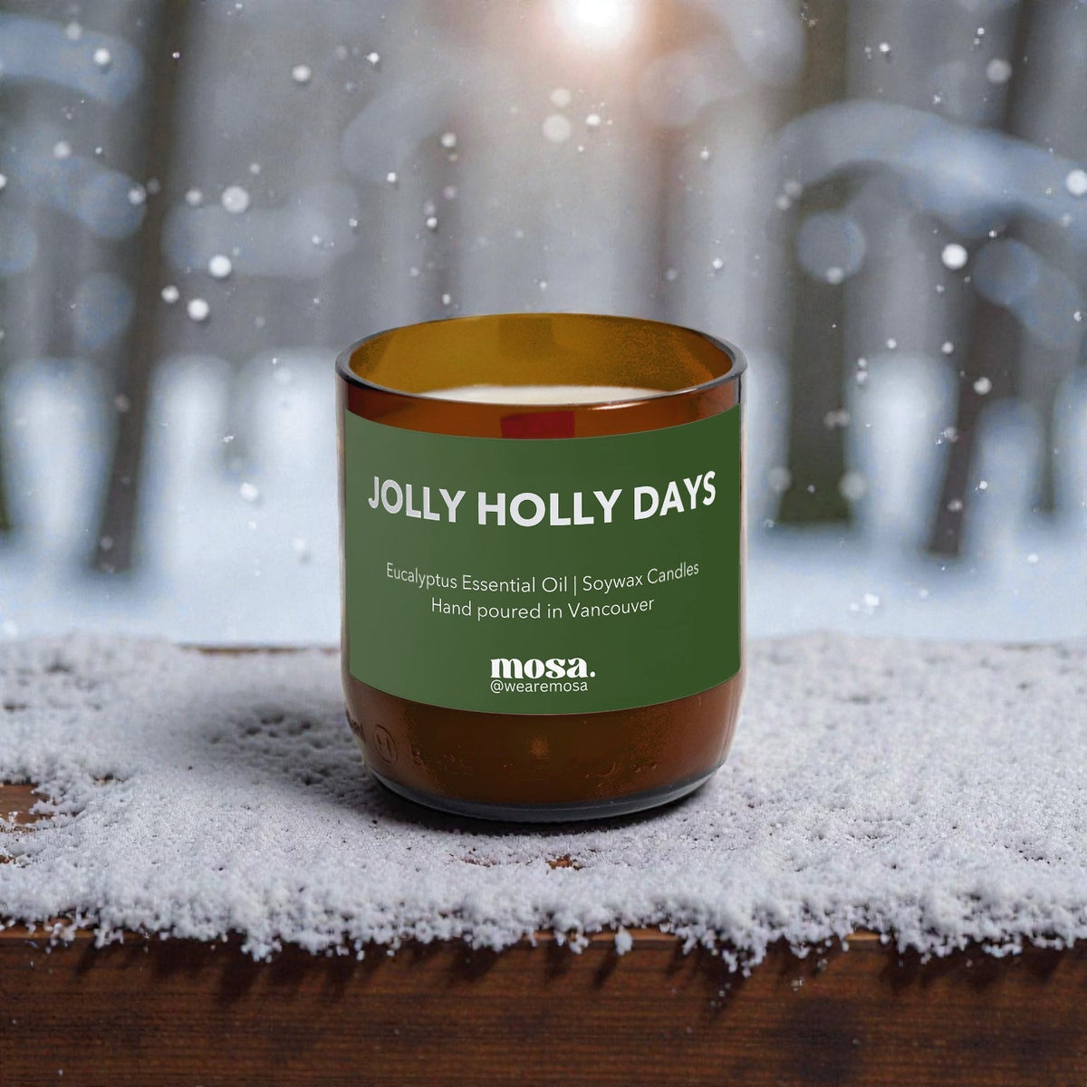 Jolly Holly Days Holiday Candle