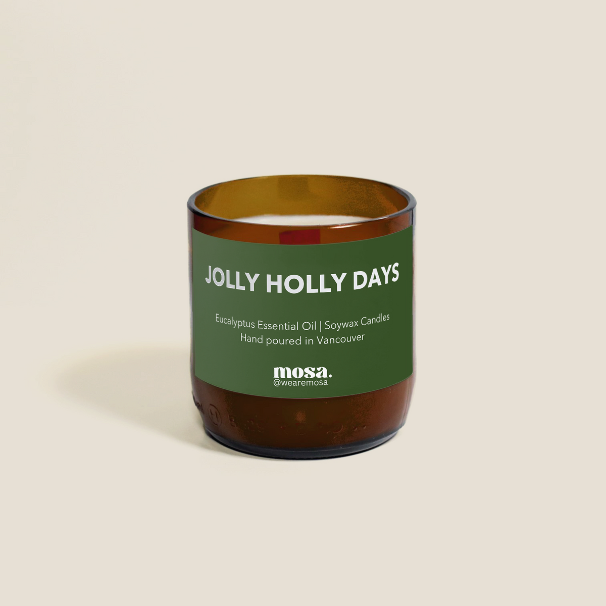 Jolly Holly Days Holiday Candle