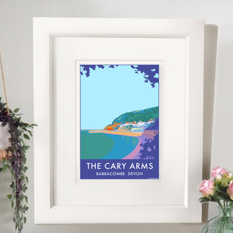 Vintage Seaside Art Chocolate Gift Set