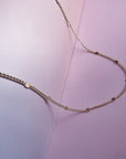Star Dainty Chain Silver Necklace