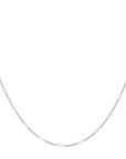Heart Dainty Chain Silver Necklace