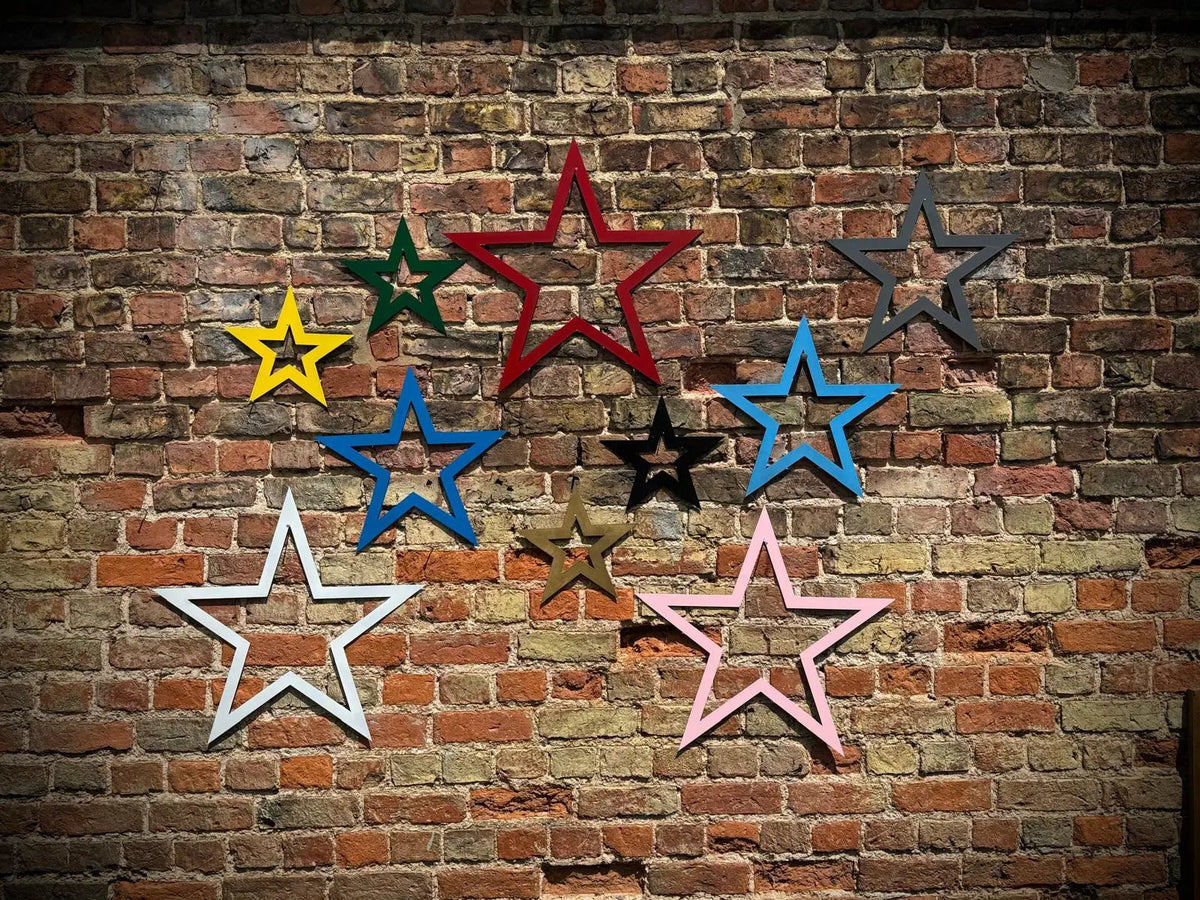 Rustic Garden Star Decorations