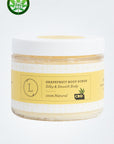CBD Grapefruit Body Salt Scrub with CBD - Moisturizing and fresh (THC free)-1