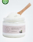 CBD Lavender Body Scrub with CBD, Natural Body Salt Scrub (THC free)-1