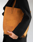 Amadora Tote Bag - TAN
