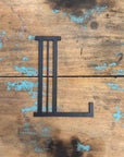 Black 5" or 12" Art Deco Metal Lettering A-Z 0-9