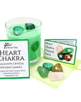 Heart Chakra Healing Crystal & Candle Combination Pack