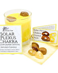 Solar Plexus Chakra Healing Crystal & Candle Combination Pack