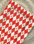 Standard Changing Mat - Red Harlequin