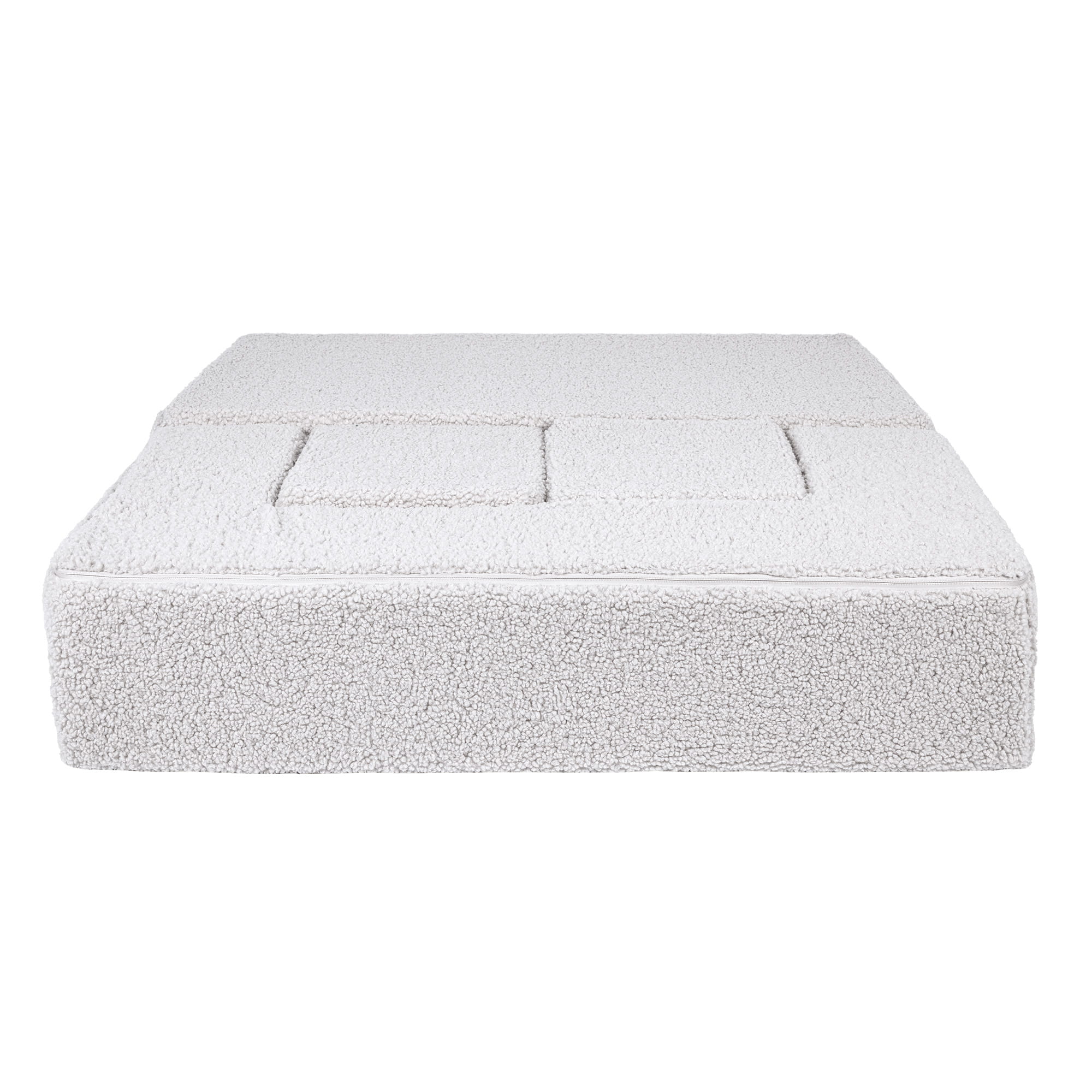 White Bearly Cube Sofa for Children