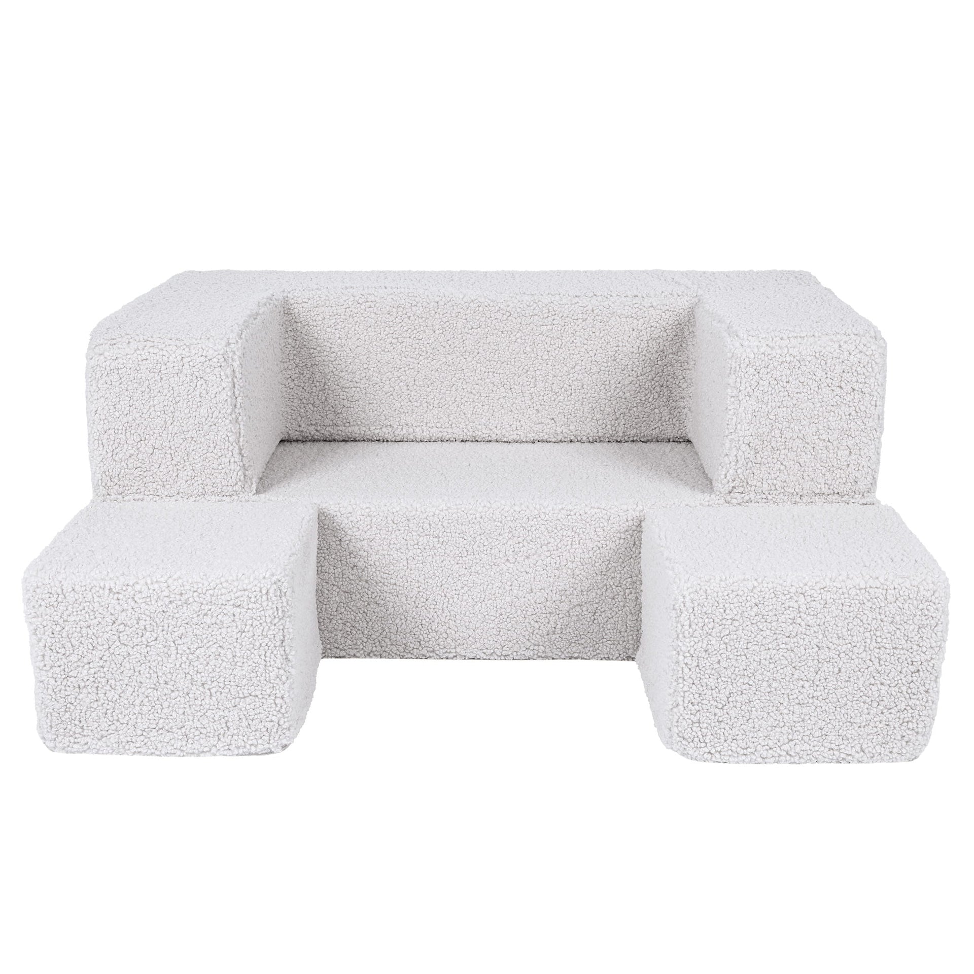 Cute MeowBaby® Children’s Sofa with Poufs – Playful &amp; Convertible by MeowBaby at www.brixbailey.com