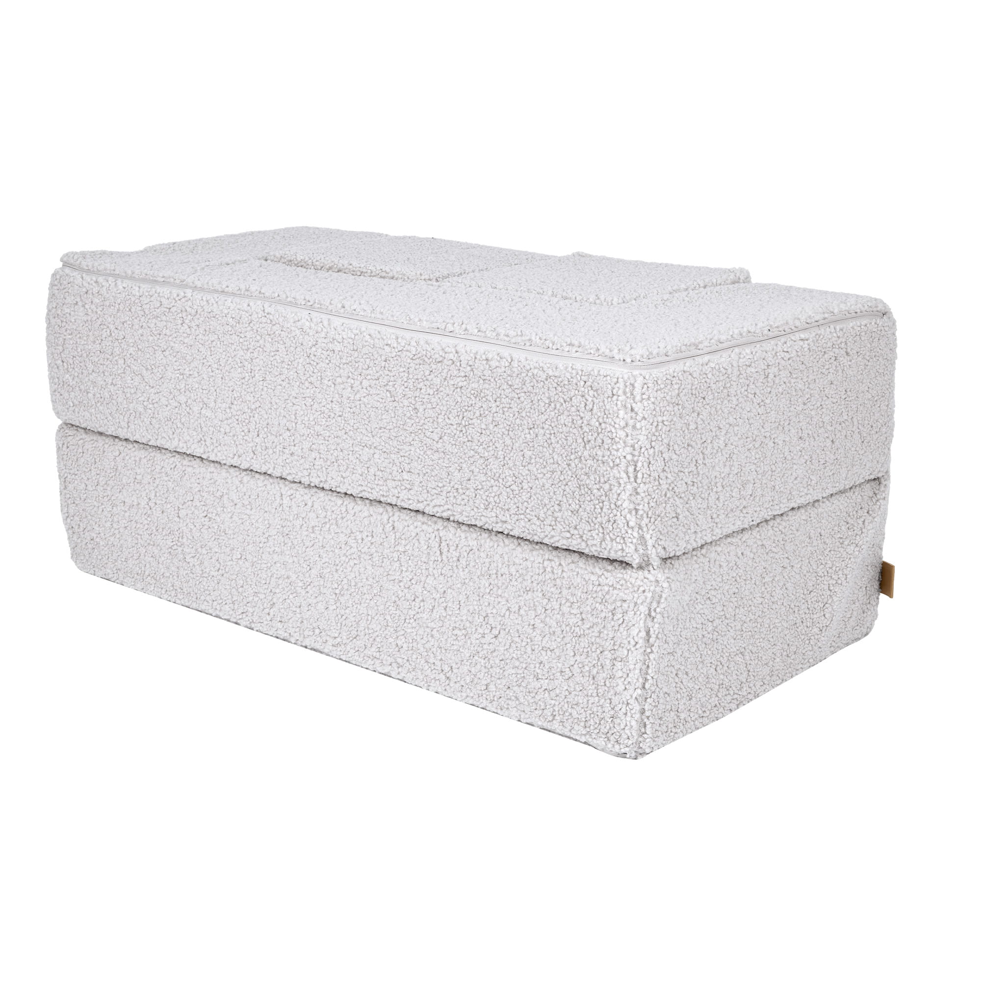 White Bearly Cube Sofa for Children