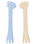 Giraffe Shaped Cutlery Set in Soft Pink