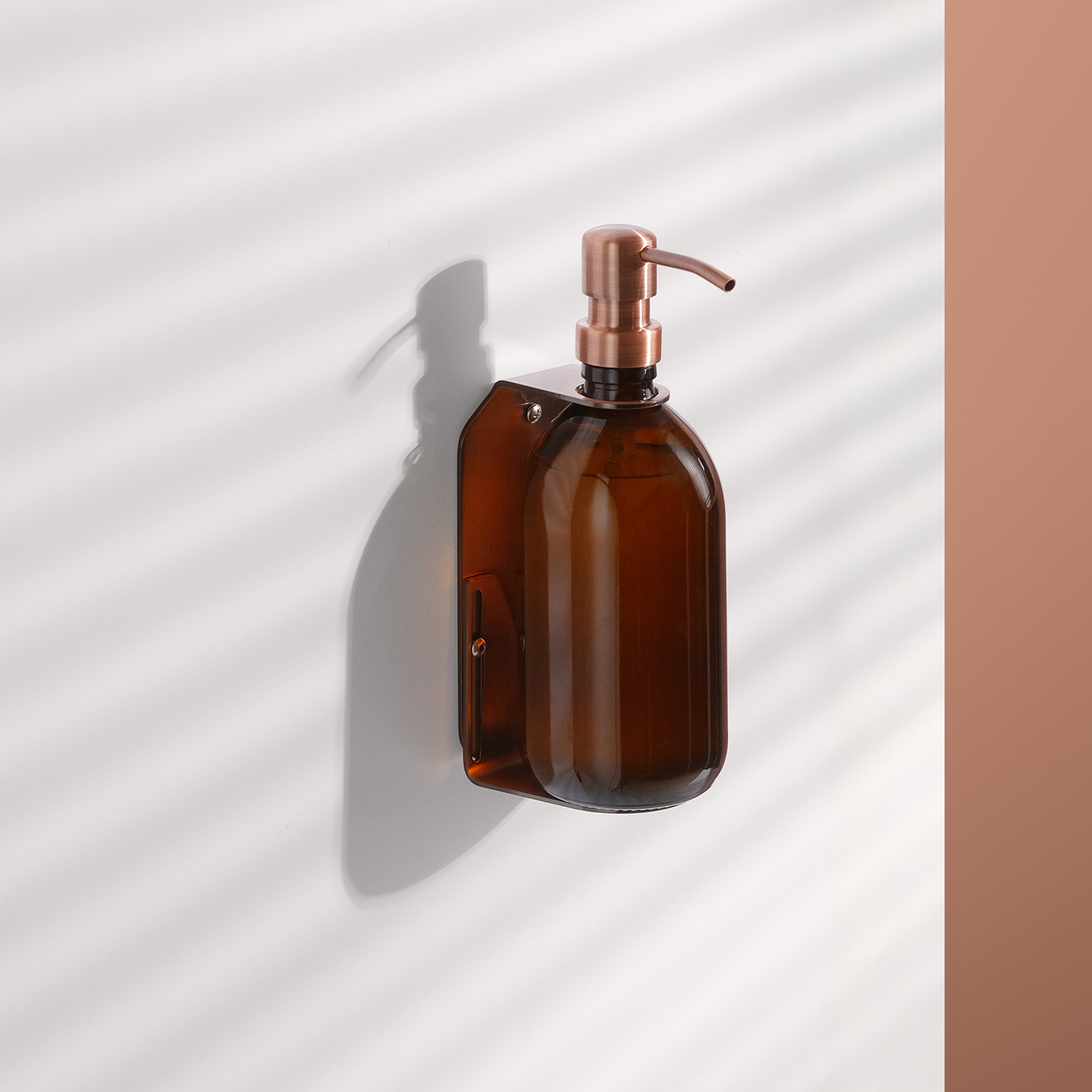 Copper Single Wall Mounted Soap Dispenser-0