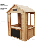 Wooden Café Shop Playhouse for Kids