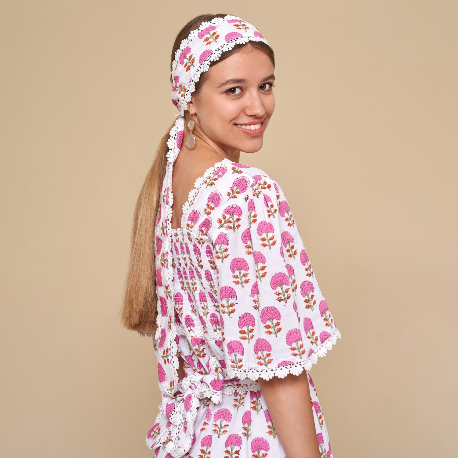 The Betty Block Print Dress