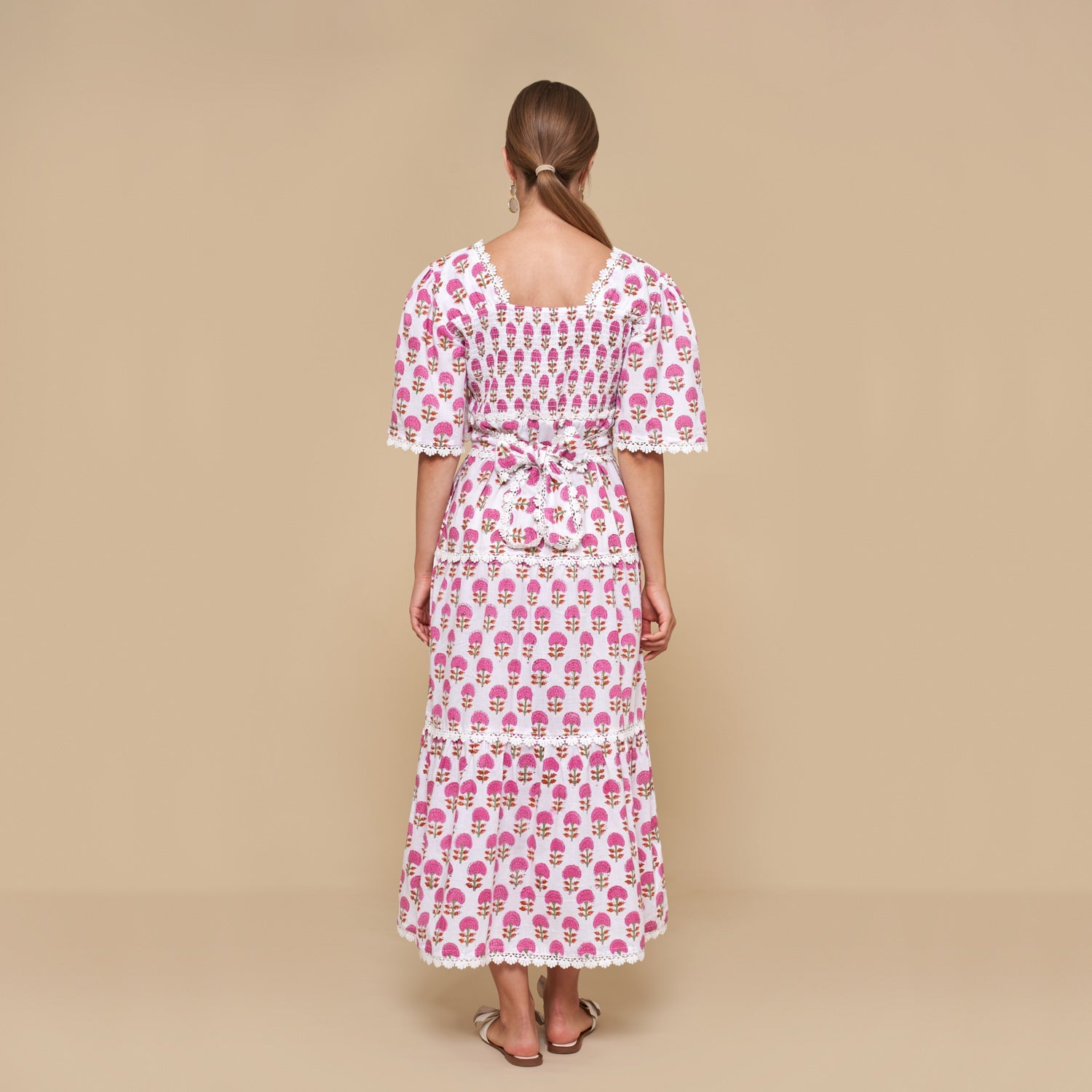 The Betty Block Print Dress