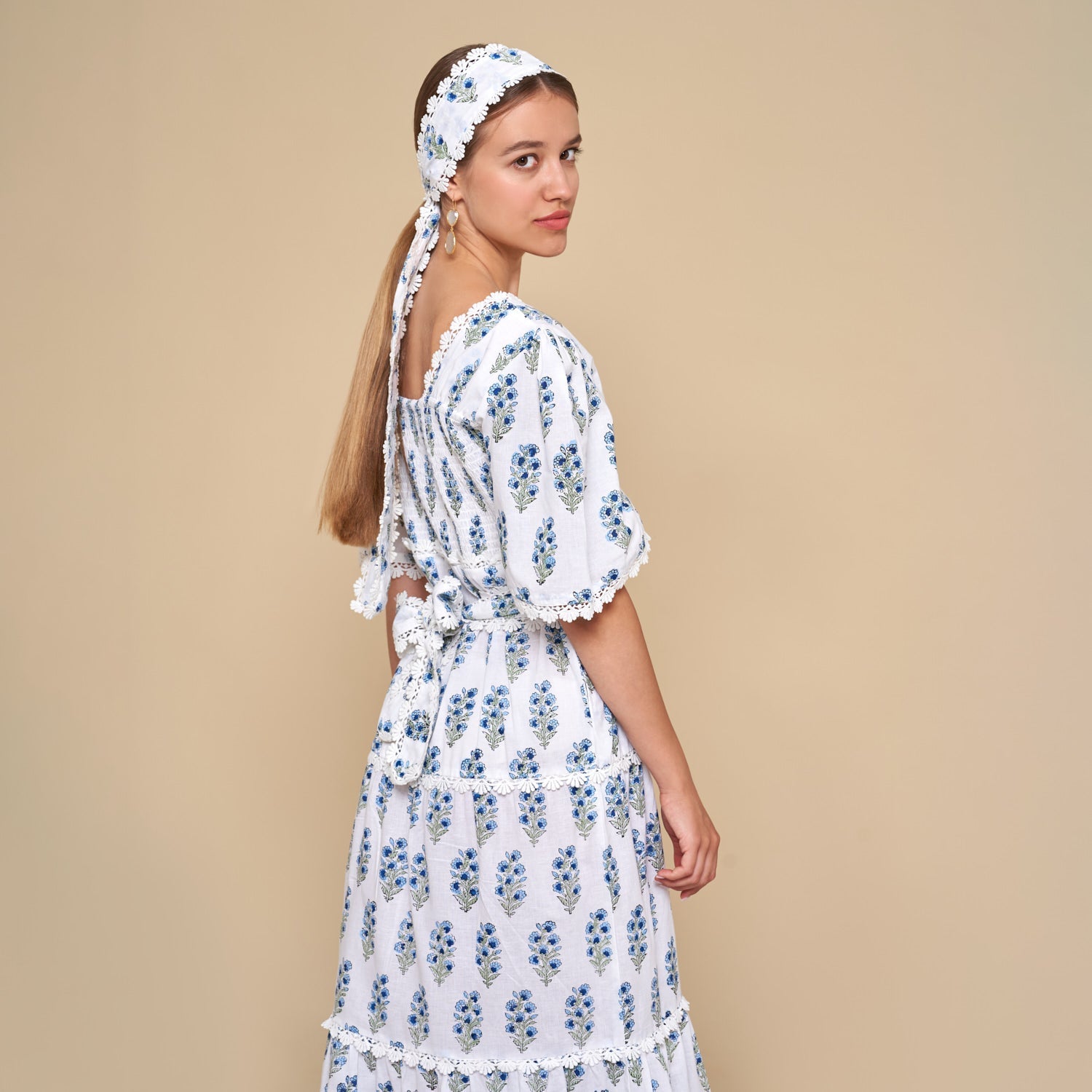 The Farrah Block Print Dress