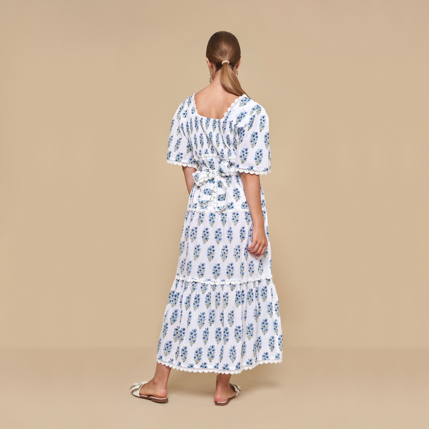 The Farrah Block Print Dress
