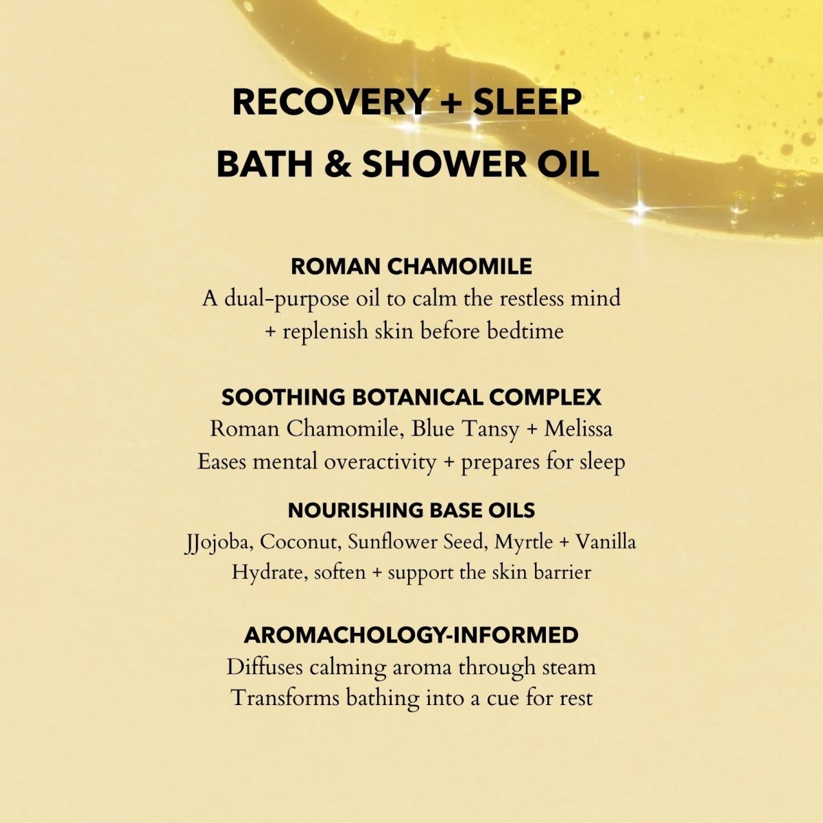 Bath &amp; Shower Oil with Roman Chamomile &amp; Cornish Lavender