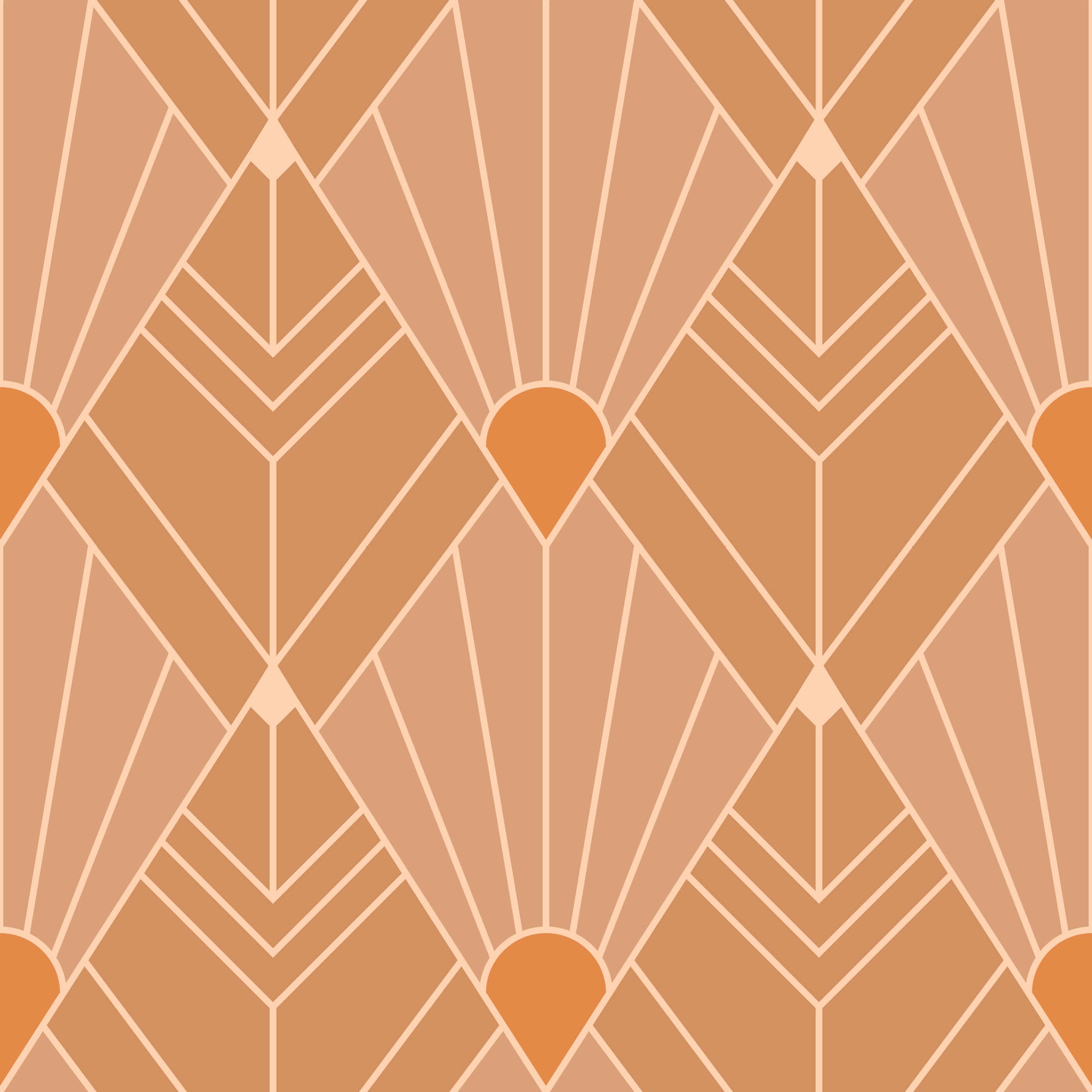 Cameron Art Deco Wallpaper