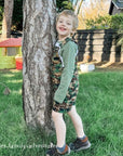 Camouflage Cord Shorts