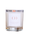 ENGLISH LAVENDER AND WHITE LINEN CANDLE (FLORAL COLLECTION)