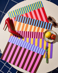 Stripy Mix & Match Placemats Set of 4