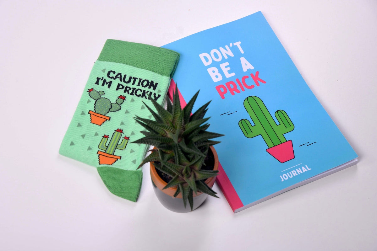 Caution I'm Prickly Bamboo Socks