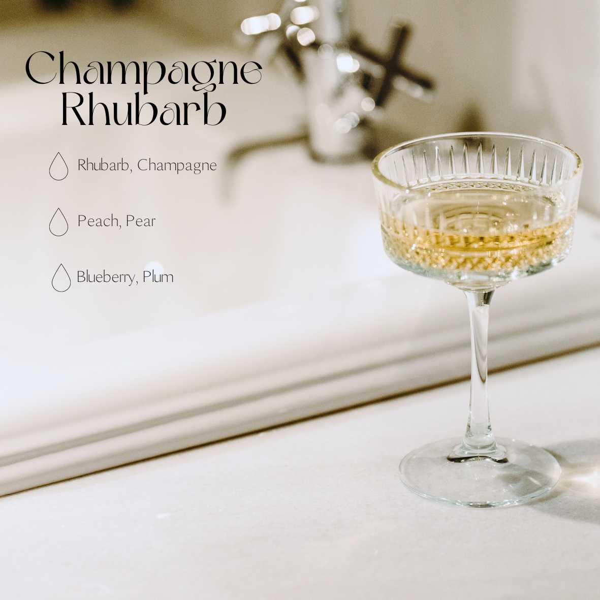 Champagne Rhubarb Diffuser – Luxurious &amp; Romantic Aroma by Candledust at www.brixbailey.com
