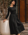 Chantilly Long Sleeve Smocked Dress