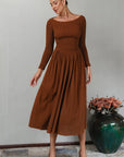Chantilly Long Sleeve Smocked Dress